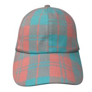 Southern Junkie Strapback Hat Multicolor One Size Plaid 6 Panel W/Tags